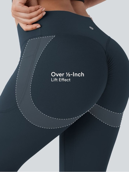 Halara Women’s UltraSculpt High Waisted Butt Lifting Leggings in Carbon Large - Picture 2 of 14